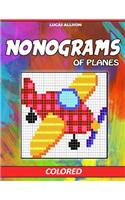 Nonograms of Planes: Colored Griddlers- Exclusive and High-Quality Japanese Nonograms - Hanjie Griddlers Nonograms(Japanese Crossword / Nonogram / Griddlers / Picross / Hanjie Logic Puzzles)