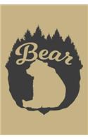 Bear: Blank Lined Journal to Write in - Ruled Writing Notebook