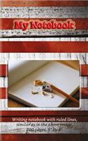 My Notebook, American (ruled, 200 pages, 5