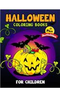 Halloween Coloring Books for Children Plus Activities