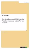 CO2-Zertifikate versus CO2-Steuer. Das Verhältnis zueinander und die Vor- und Nachteile