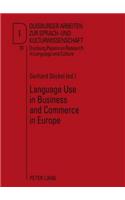 Language Use in Business and Commerce in Europe