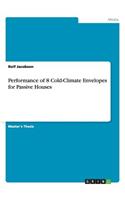 Performance of 8 Cold-Climate Envelopes for Passive Houses
