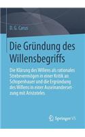 Die Gründung Des Willensbegriffs: Die Klärung Des Willens ALS Rationales Strebevermögen in Einer Kritik an Schopenhauer Und Die Ergründung Des Willens in Einer Auseinandersetzung Mit