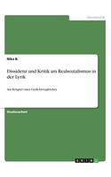 Dissidenz und Kritik am Realsozialismus in der Lyrik