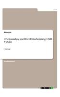 Urteilsanalyse zur BGH-Entscheidung 1 StR 737/81: Chantage