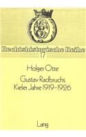 Gustav Radbruchs Kieler Jahre 1919-1926