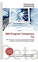 IBM Program Temporary Fix: (English)