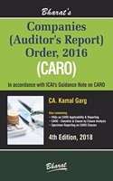 COMPANIES (AUDITOR?S REPORT) ORDER, 2016 (CARO) 2018 by CA. Kamal Garg