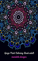 Large print coloring book