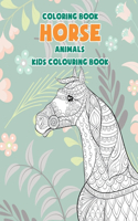 Coloring Books Animal - Kids Colouring Book - Horse