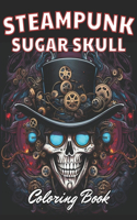 Steampunk Sugar Skull Coloring Book