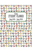 Dated Student Planner July 2019 - July 2020.