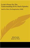 Locke's Essay For The Understanding Of St. Paul's Epistles