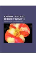 Journal of Social Science Volume 15: (English)