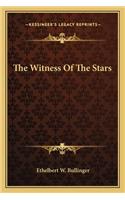 The Witness Of The Stars