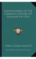 Continuation Of The Complete History Of England V4 (1761)