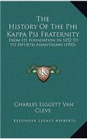 The History Of The Phi Kappa Psi Fraternity