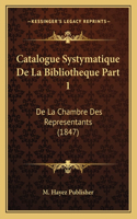 Catalogue Systymatique de La Bibliotheque Part 1