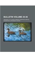 Bulletin Volume 25-36: (English)