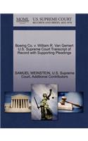 Boeing Co. V. William R. Van Gemert U.S. Supreme Court Transcript of Record with Supporting Pleadings