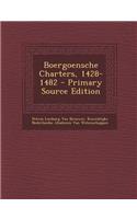 Boergoensche Charters, 1428-1482