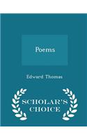 Poems - Scholar's Choice Edition: (English)