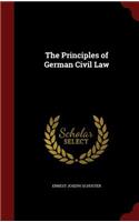 The Principles of German Civil Law