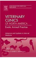 Advances and Updates in Internal Medicine, an Issue of Veterinary Clinics: Exotic Animal Practice