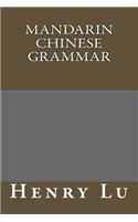Mandarin Chinese grammar
