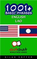 1001+ Basic Phrases English - Lao: (English)