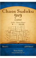 Chaos Sudoku 9x9 Luxus - Leicht bis Extrem Schwer - Band 7 - 468 Rätsel