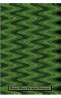 Green Wave Pattern Journal