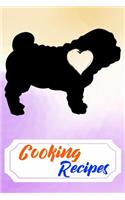 Cooking Recipes: Empty Cooking Recipes Journal for DIY Baking Cookbook Note for Shar Pei Puppies and Dog Owners Lovers (Funny, Humorous and Cute Books and Journals)