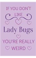 If You Don't Like Lady Bugs You're Really Weird