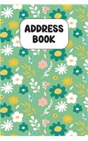 Address Book: Cute Address Book with Alphabetical Organizer, Names, Addresses, Birthday, Phone, Work, Email and Notes