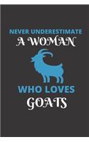Never underestimate a woman who loves goats