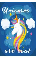 Notizbuch - Unicorns are real