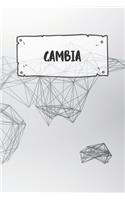 Gambia: Ruled Travel Diary Notebook or Journey Journal - Lined Trip Pocketbook for Men and Women with Lines
