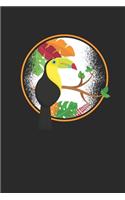Toucan Flat: Toucans Notebook, Blank Lined (6" x 9" - 120 pages) Animal Themed Notebook for Daily Journal, Diary, and Gift