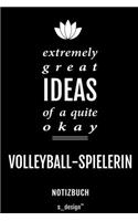 Notizbuch für Volleyball-Spieler / Volleyball-Spielerin: Originelle Geschenk-Idee [120 Seiten liniertes blanko Papier]