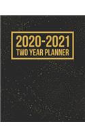 2020-2021 Two Year Planner: 24 Month Yearly Planner Monthly Calendar View with Daily Organizer, Phone Book and To Do Lists V3