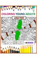 coloring young adults