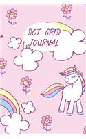Dot Grid Journal: Weight Loss Tracker Journal 2019 with Pink Unicorn Cover to Write in