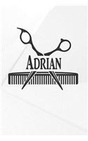 Adrian: Hairdresser Barber Action Daily Planner Weekly and Monthly: A Year - 365 Daily - 52 Week Journal Planner Calendar Schedule Organizer Appointment Not
