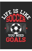 Life Is Like Soccer You Need Goals