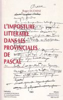 L'Imposture Littaeraire Dans Les Provinciales de Pascal