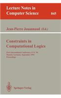 Constraints in Computational Logics: First International Conference, CCL '94, Munich, Germany, September 7 - 9, 1994. Proceedings