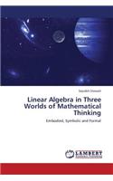 Linear Algebra in Three Worlds of Mathematical Thinking