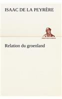 Relation du groenland